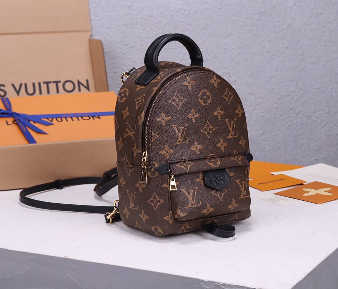 L0vis Vvtt0n Palm Springs Mini Replica Backpack Brown M44873