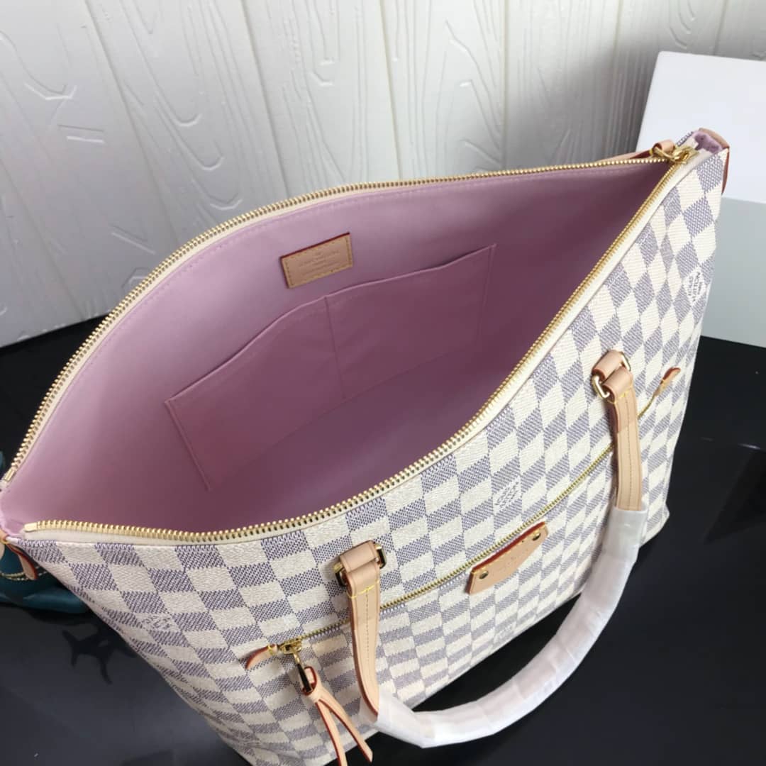 L0vis Vvtt0n Damier Azur Jena MM Semi Tote Replica White M42267