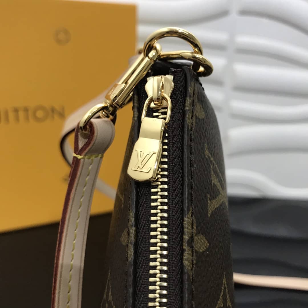 L0vis Vvtt0n Replica Pochette Accessoires Canvas Brown M40712