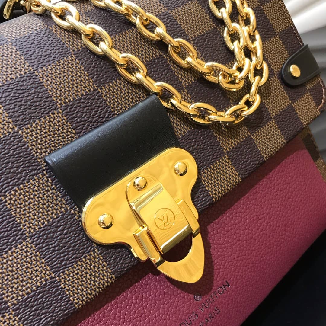 L0vis Vvtt0n Vavin PM Damier Ebene Replica Shoulder Bag Purple N40113