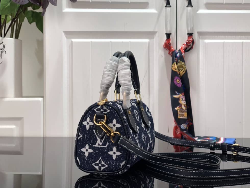 L0vis Vvtt0n Crossbody Dupe Nano Speedy Denim Leather M81168