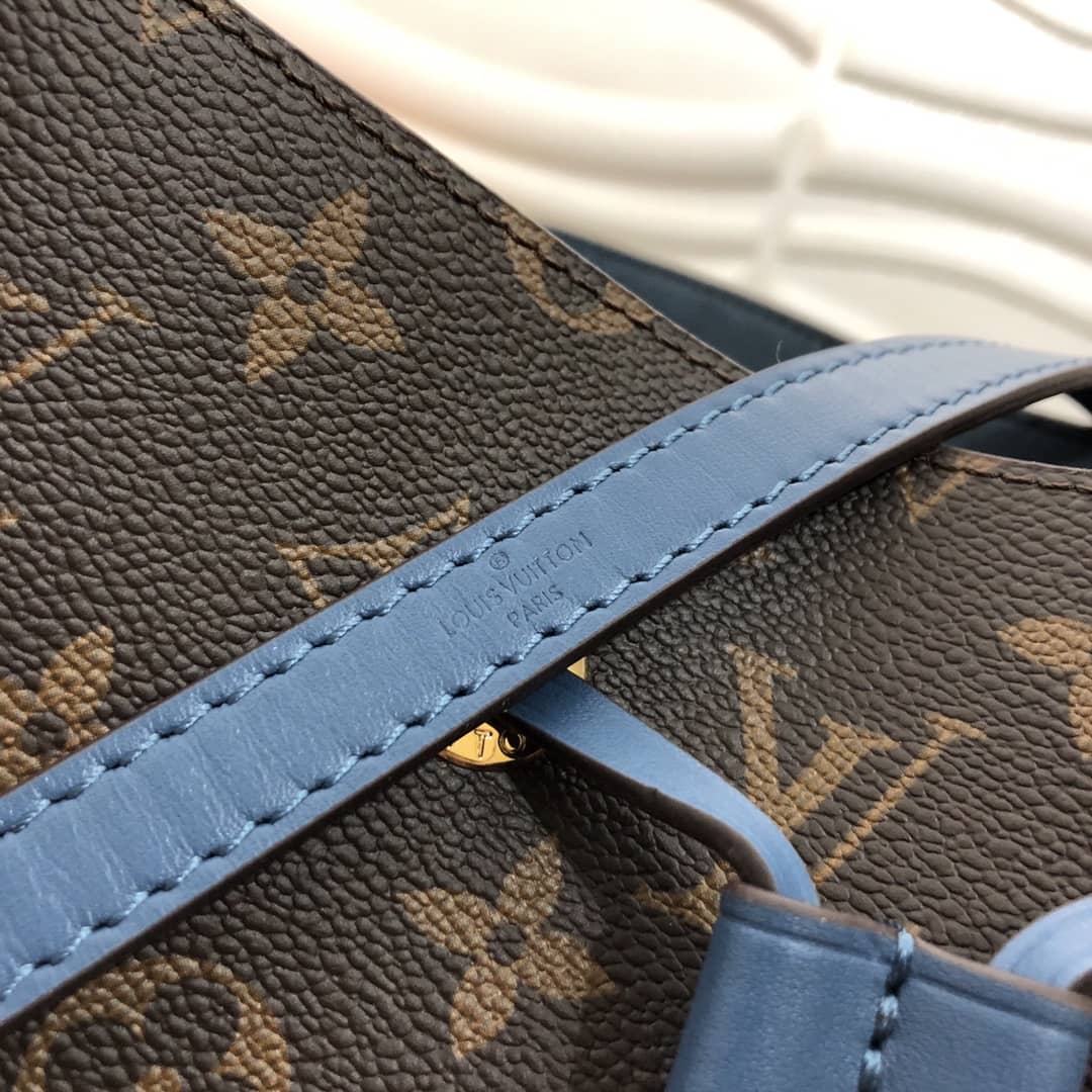 L0vis Vvtt0n Neonoe Replica Bucket Bag Brown Blue M44020