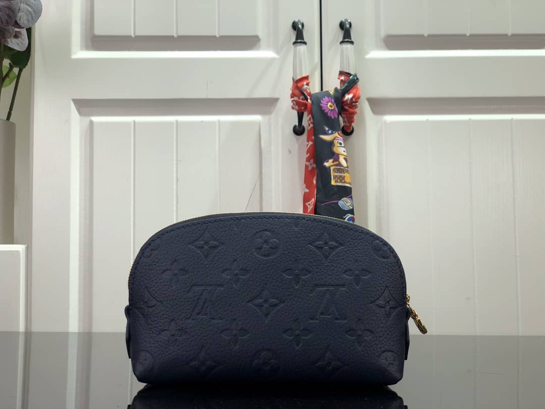 L0vis Vvtt0n Pochette Dupe Monogram Cosmetic Pouch Blue M47515