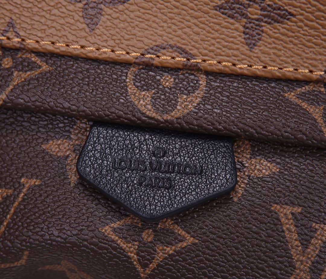 L0vis Vvtt0n Palm Spring Mini Replica Backpack Monogram Reverse Canvas Brown M44872
