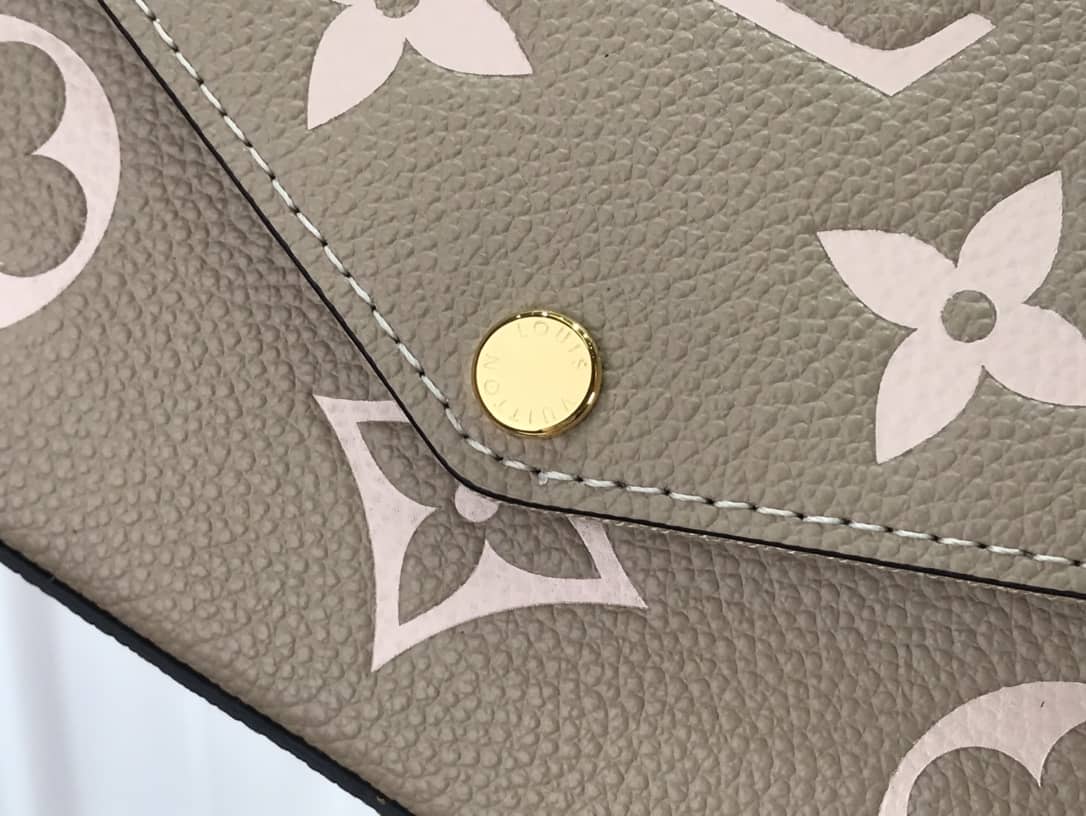L0vis Vvtt0n Bicolor Monogram Empreinte Replica Pochette Felice Gray M69977