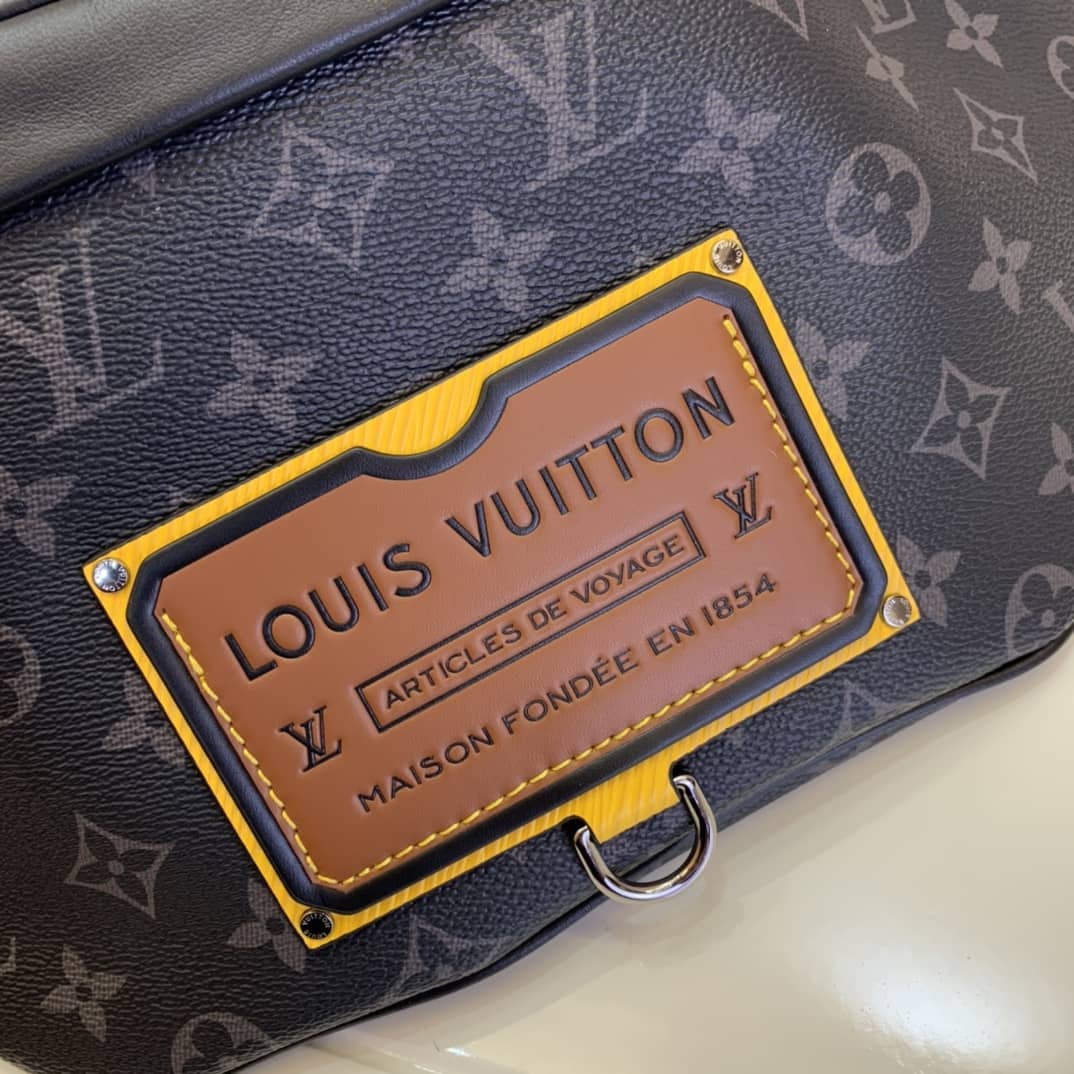 LV Bum Bag Dupe Monogram Eclipse Discovery M45220