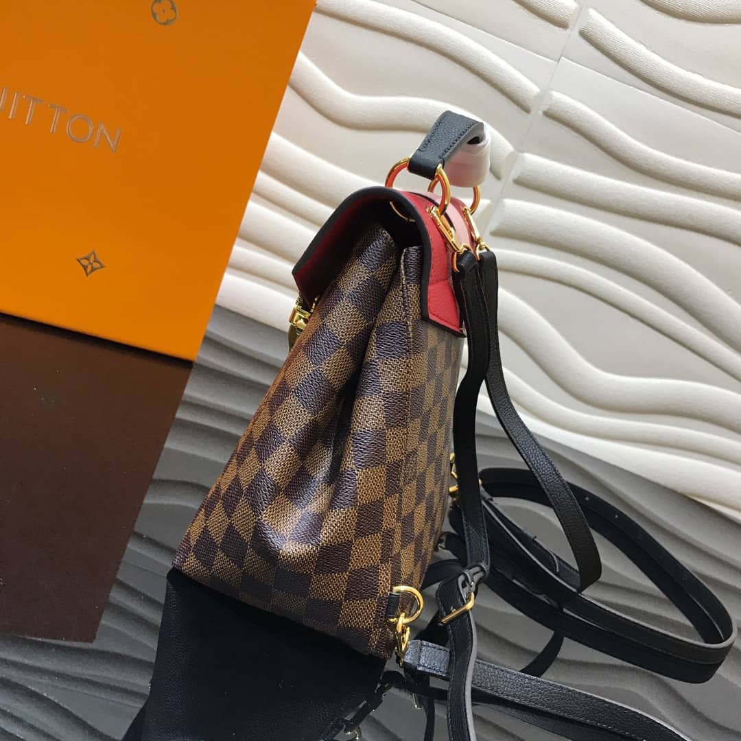 L0vis Vvtt0n Damier Ebene Clapton Replica Backpack Red N42262