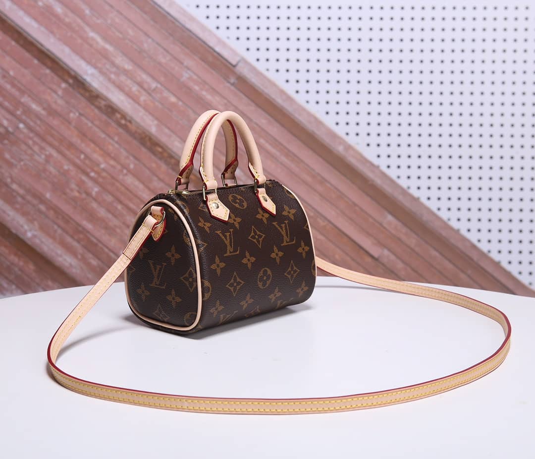 L0vis Vvtt0n Nano Speedy Monogram Canvas Replica Crossbody Bag M61252