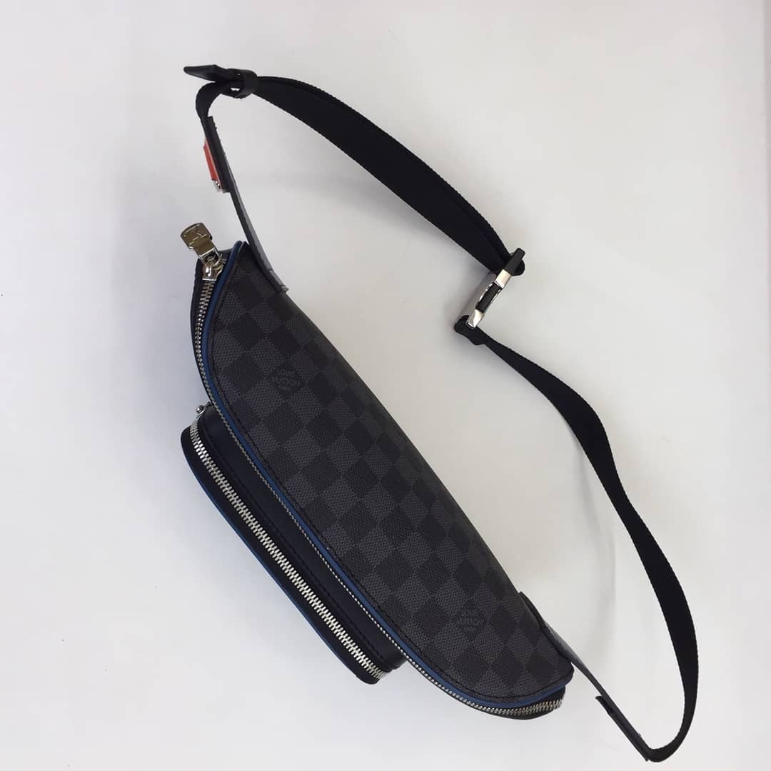 L0vis Vvtt0n Damier Graphite Canvas Replica Bumbag Black Orange M51464