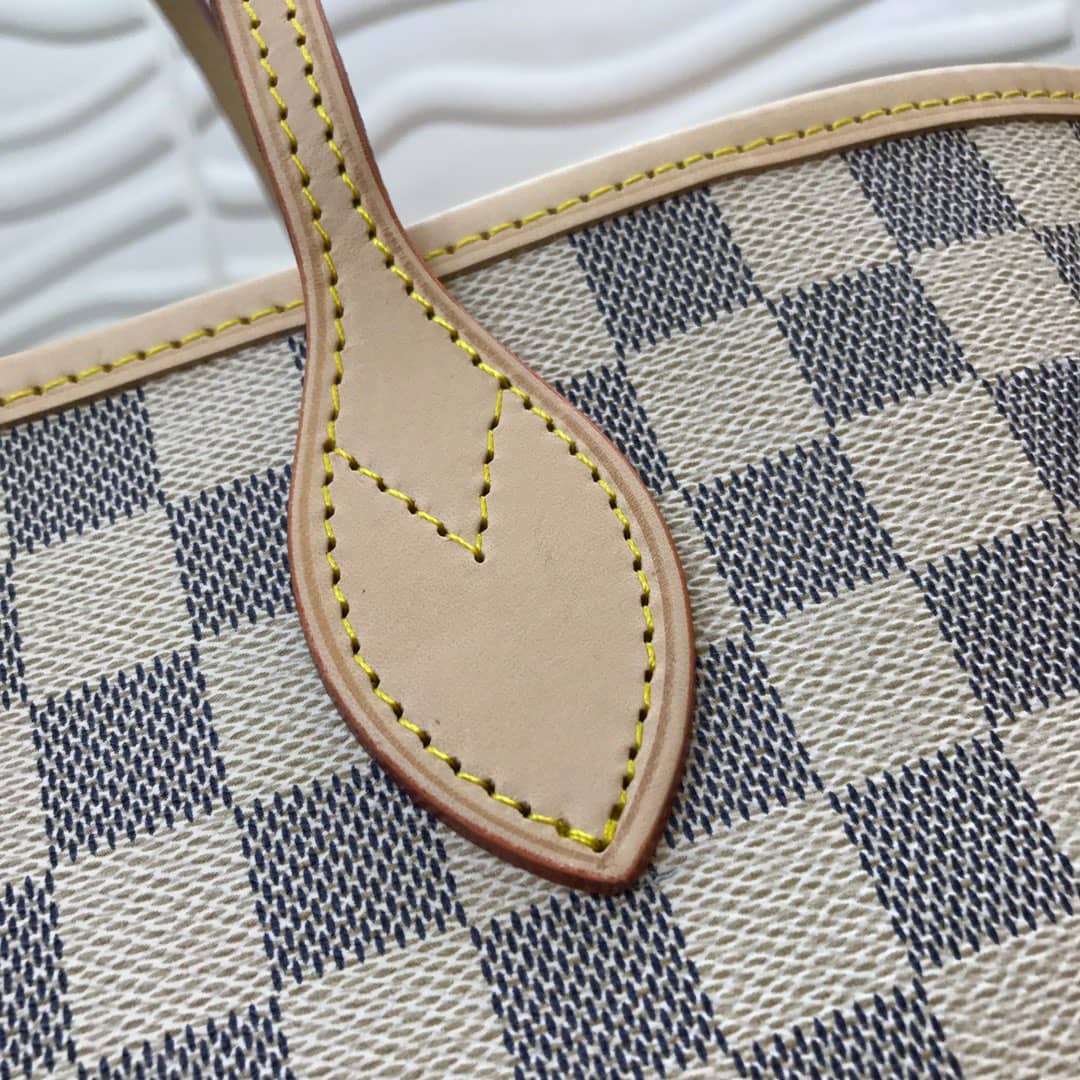 L0vis Vvtt0n Neverfull MM Damier Azur Bag Replica Pink N40995