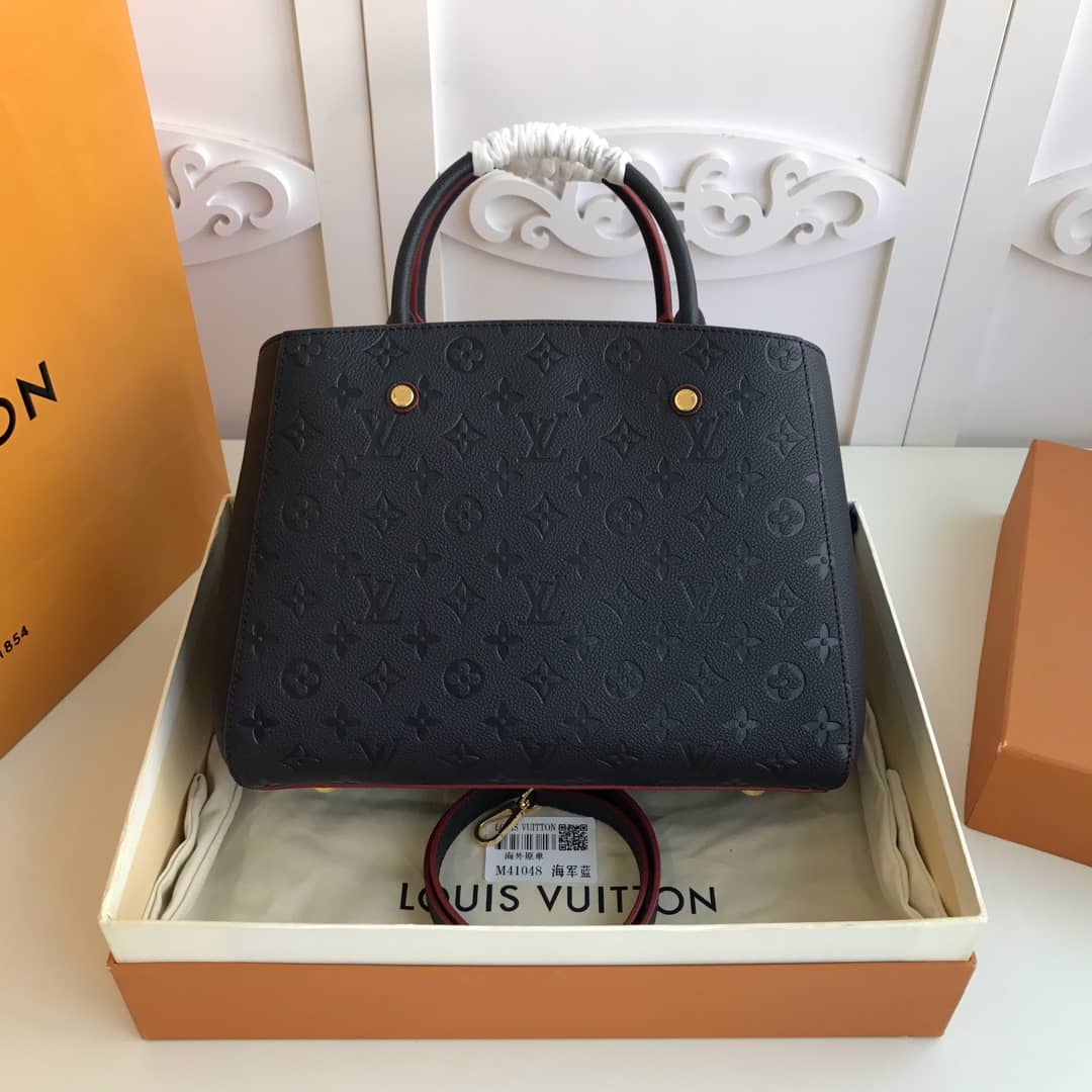 L0vis Vvtt0n Monogram Montaigne MM Shoulder Bag Replica Black M41048