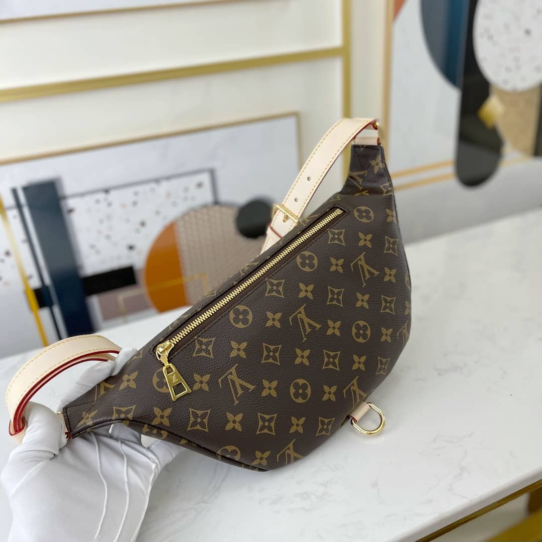 LV Bum Bag Dupe New Monogram Brown M43644