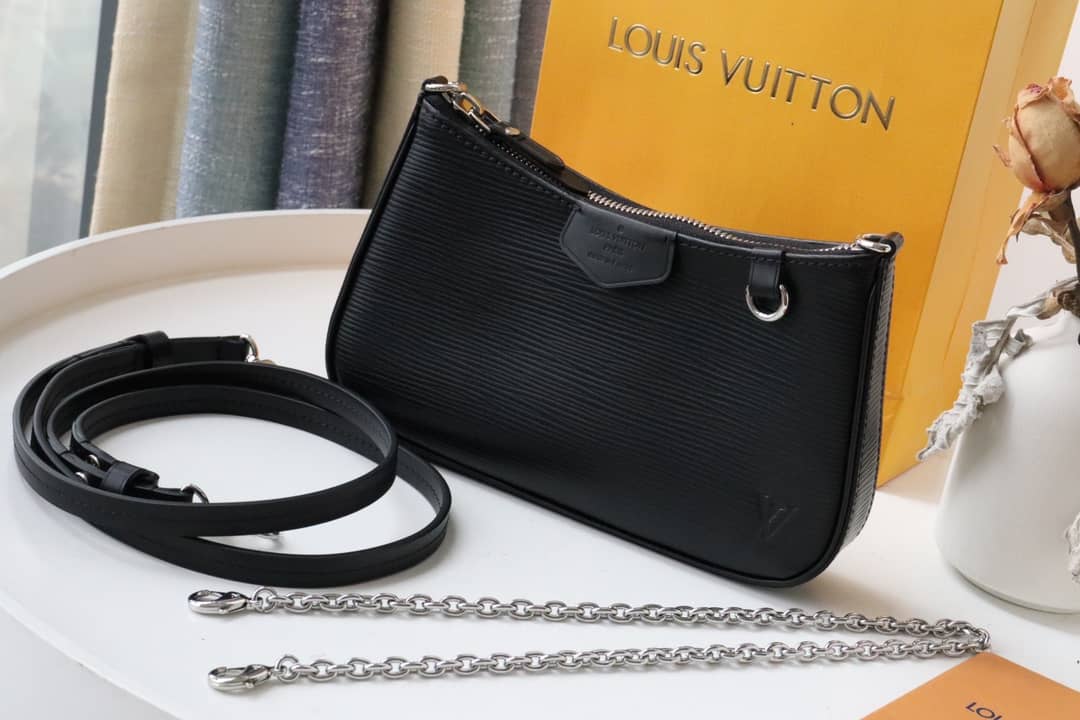 L0vis Vvtt0n Easy Pouch 2way Epi Replica Crossboy Bag Black M80483