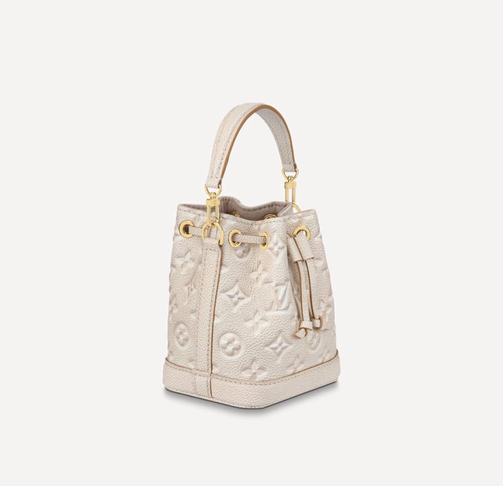L0vis Vvtt0n Nano Noé Light Beige M81463 Replica Bucket Bag