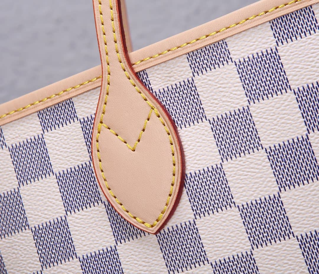 L0vis Vvtt0n Neverfull MM Damier Azur Tote Replica White N41361