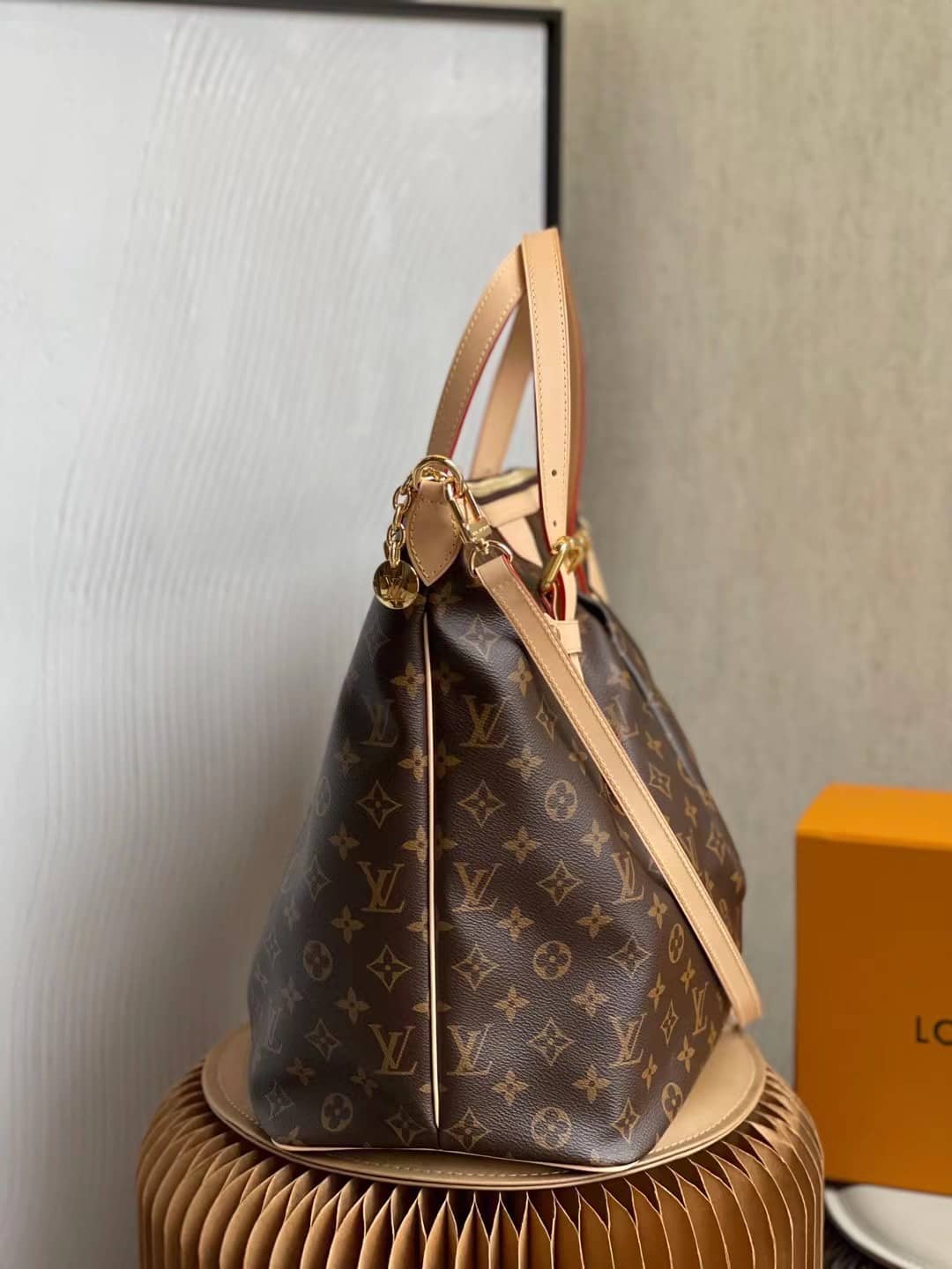 L0vis Vvtt0n Palermo GM Canvas Brown M40146 Replica Shoulder Bag