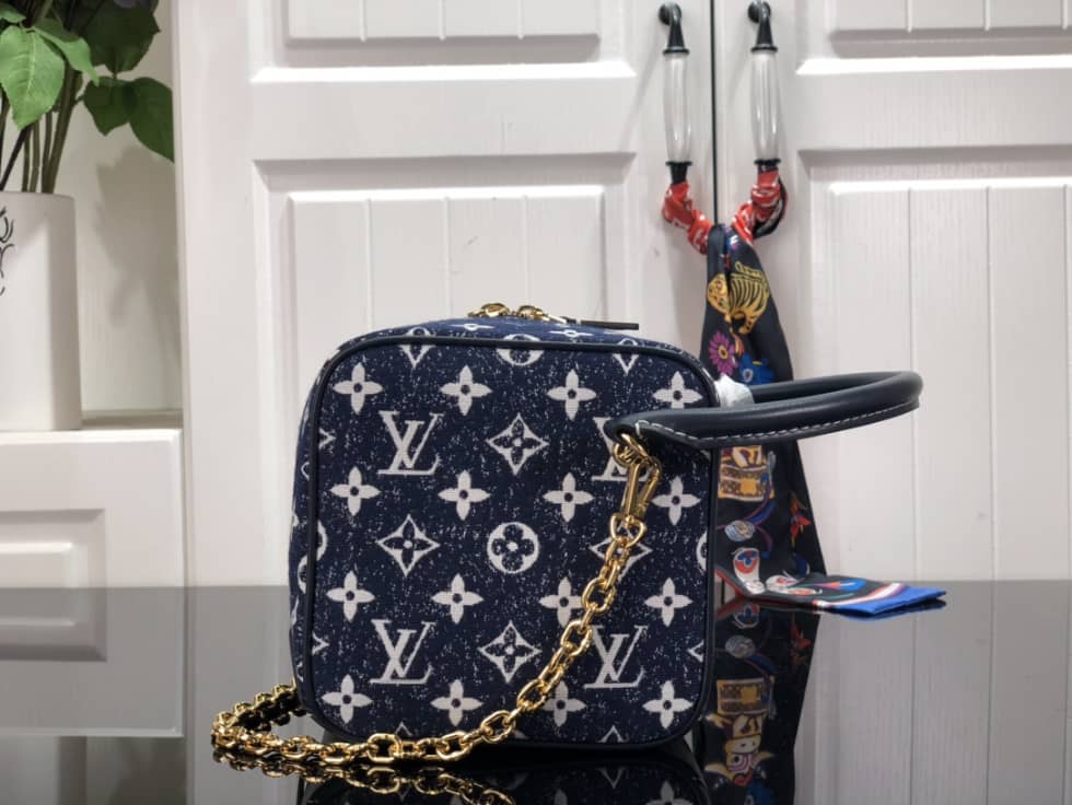 L0vis Vvtt0n Square Denim Leather M59611 Replica Bag