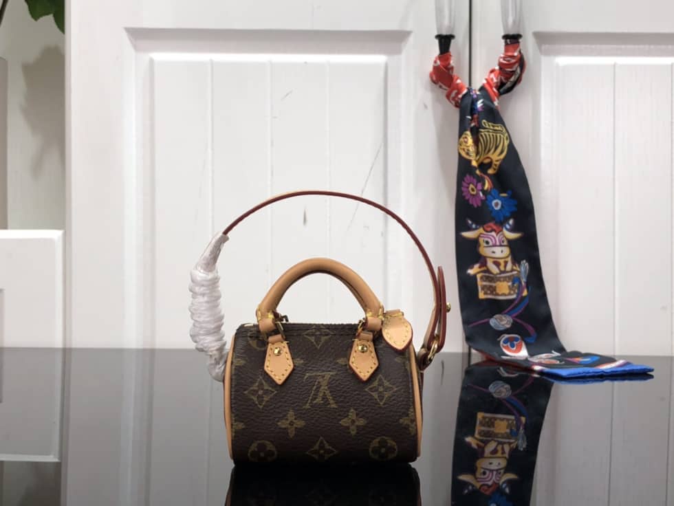 LV Bag Charm Dupe Nano Speedy Monogram M00544