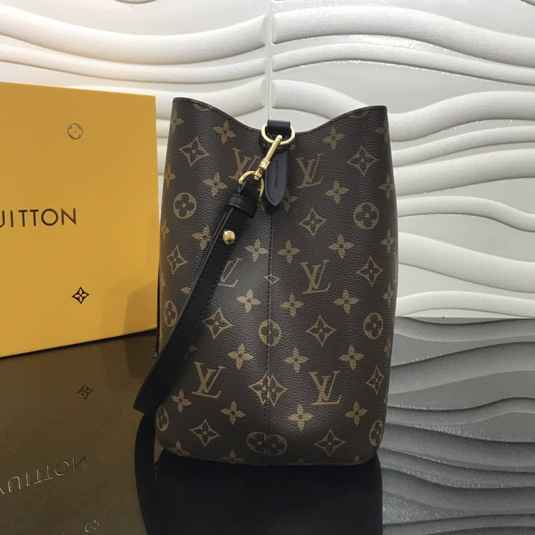L0vis Vvtt0n Neonoe Monogram Canvas Noir Replica Shoulder Bag M44020