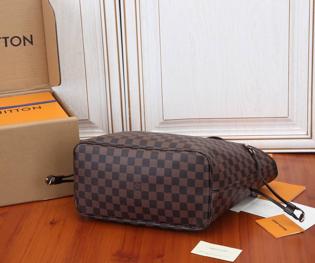 L0vis Vvtt0n Neverfull MM Damier Ebene Tote Replica Pink N41358