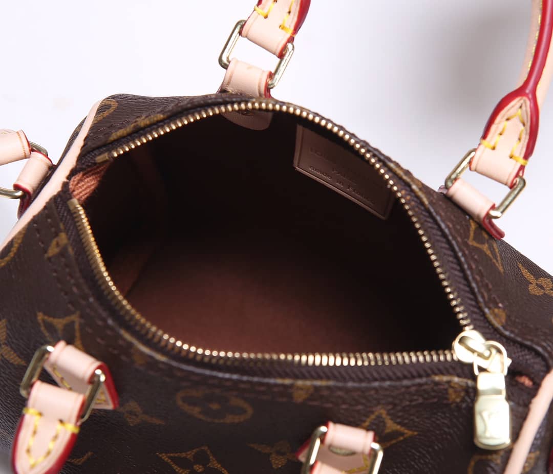 L0vis Vvtt0n Nano Speedy Monogram Canvas Replica Crossbody Bag M61252