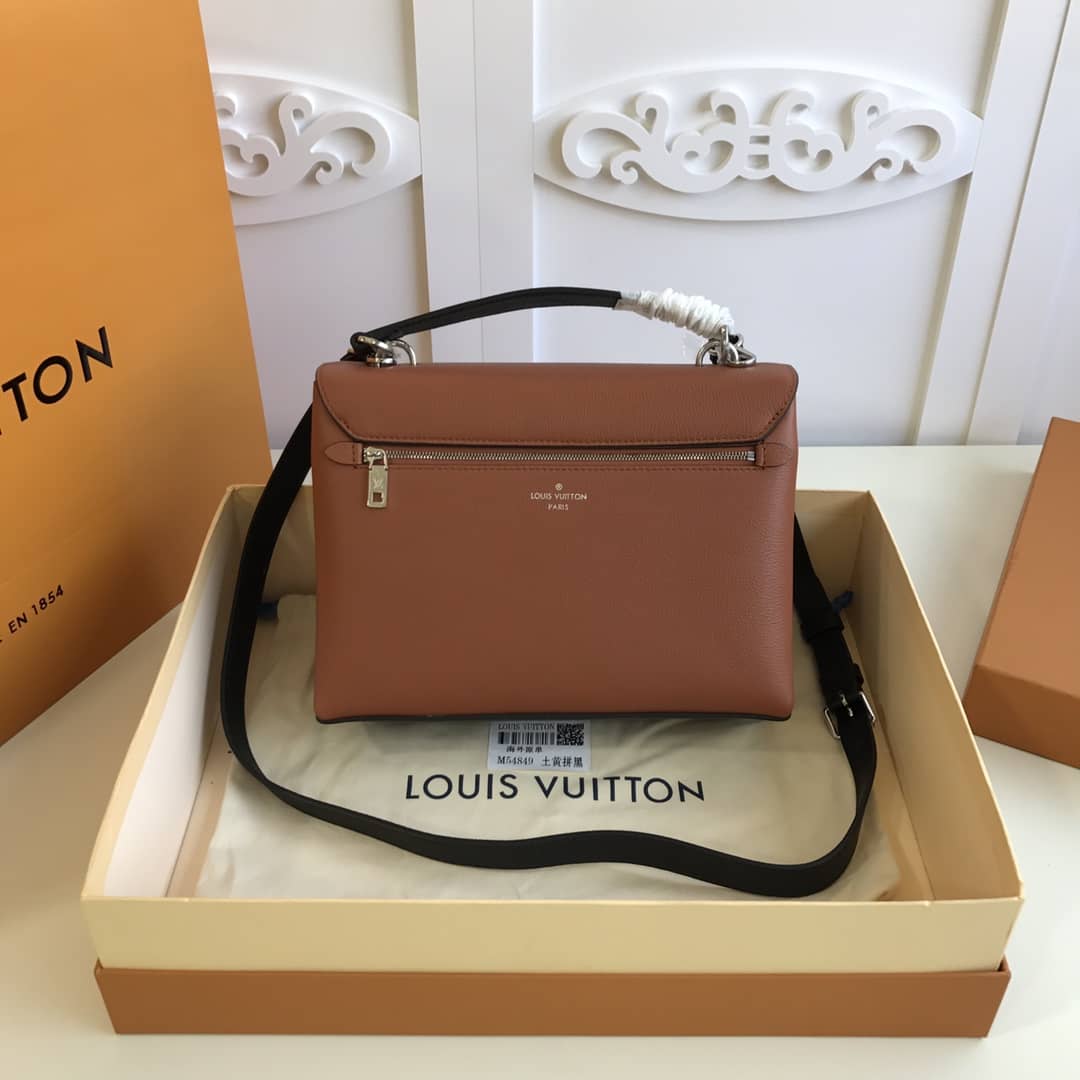 L0vis Vvtt0n MyLockMe Satchel 2way Leather Grain Bag Replica M54849
