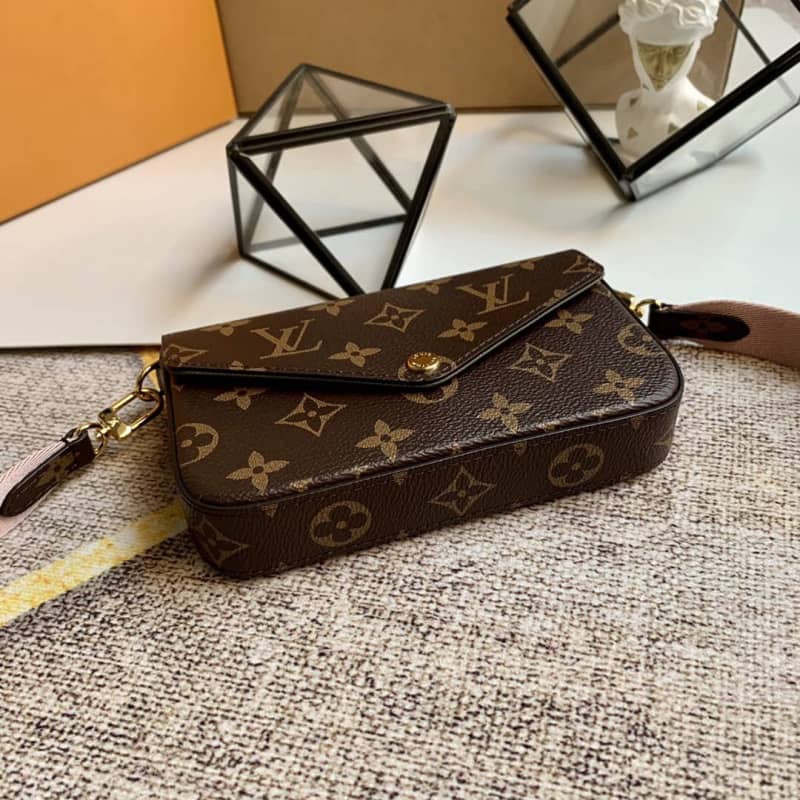 L0vis Vvtt0n Monogram Multi Pochette Félicie Replica Shoulder Bag Pink M80091