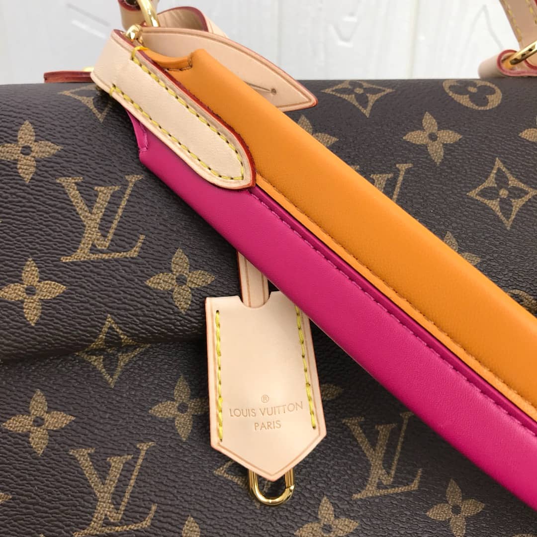 L0vis Vvtt0n Cluny BB Monogram Canvas Shoulder Bag Replica Pink M42738
