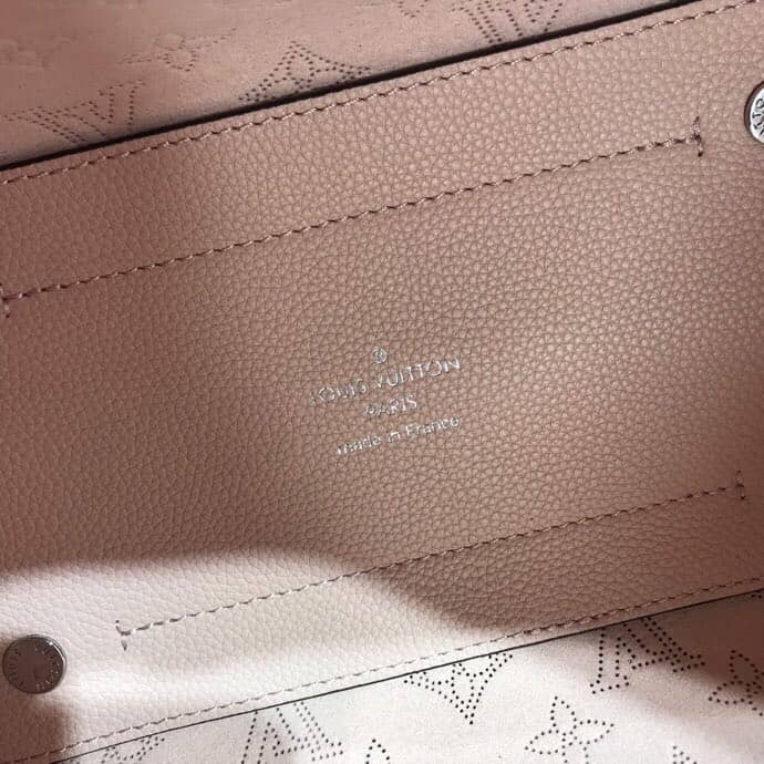L0vis Vvtt0n Mahina Hina PM Leather Tote Replica Pink M54353