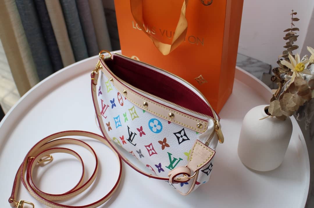 L0vis Vvtt0n Pochette Dupe Monogram Multi Accessoires Pouch White M92649