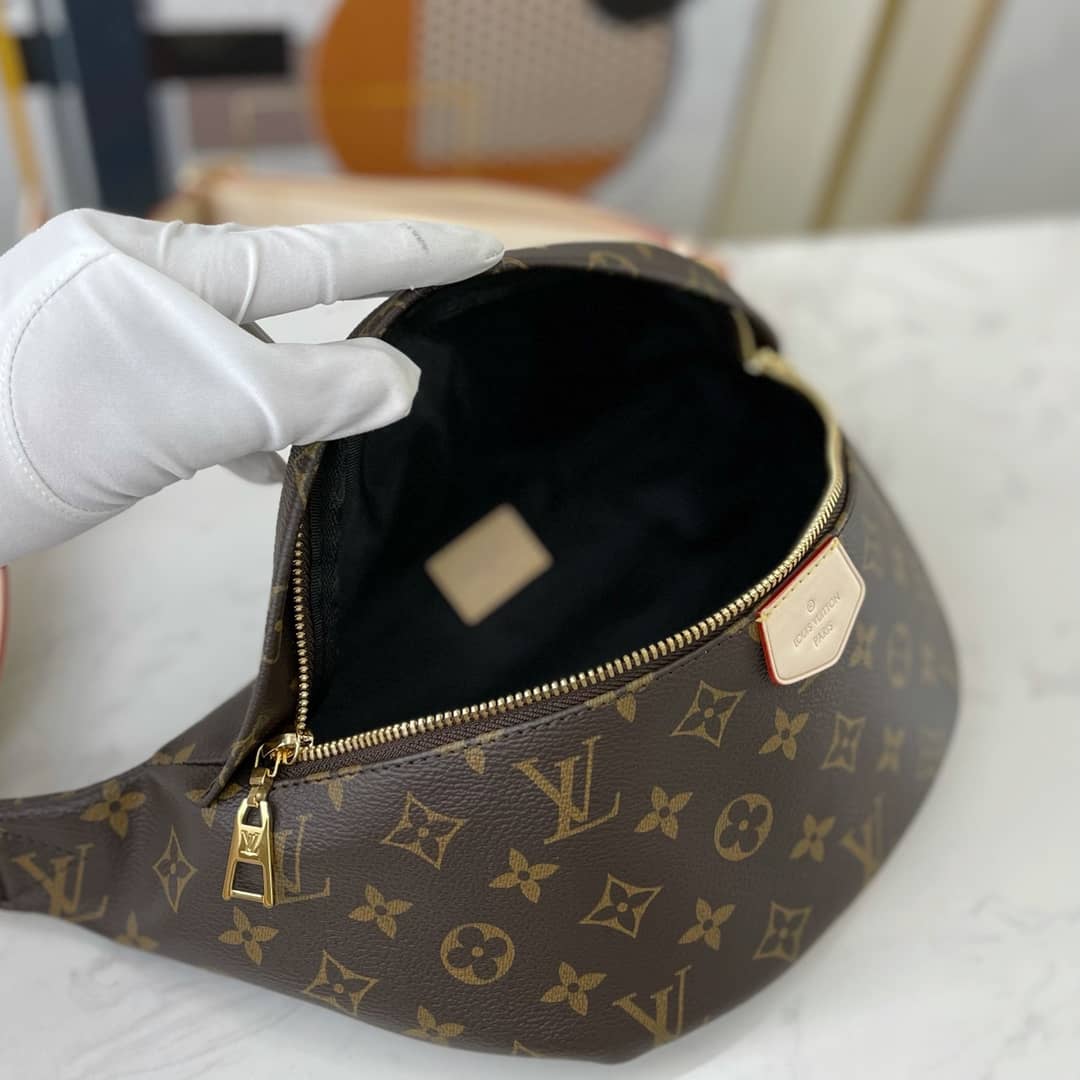 LV Bum Bag Dupe New Monogram Brown M43644