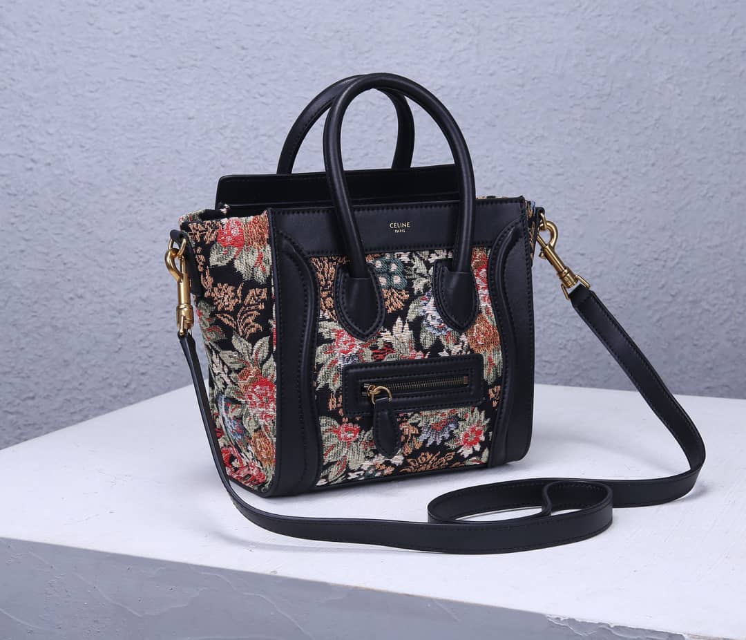 Ce1i*e Dupe Luggage Nano Shopper Replica Handbag