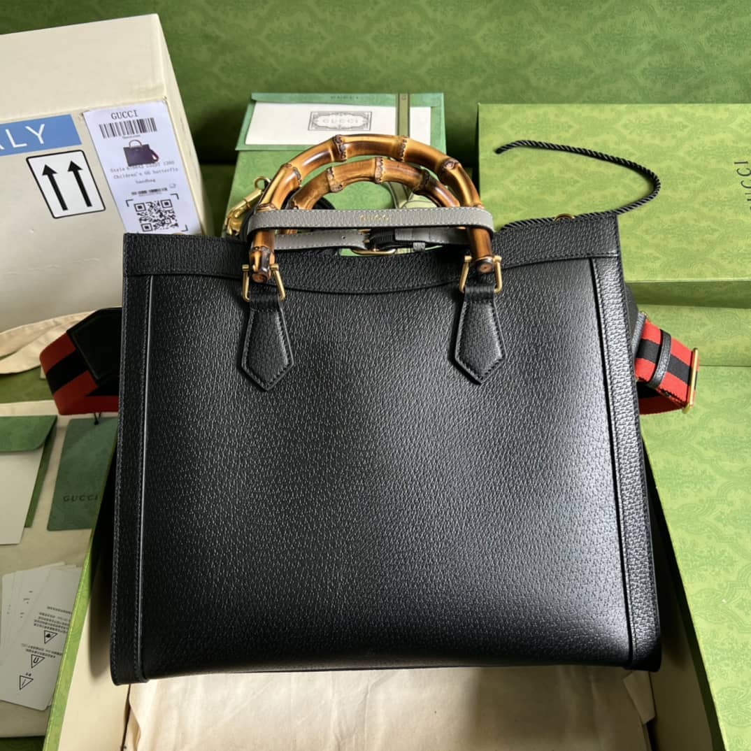 Gvc*1 Diana Medium Black 678842 Replica Tote Bag