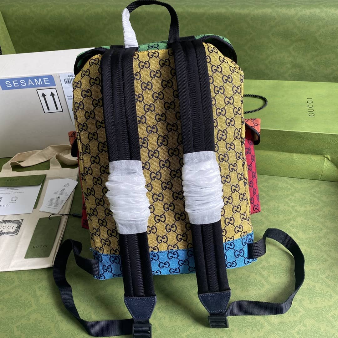 Gvc*1 Off The Grid GG Monogram Nylon Travel Backpack Replica 626160