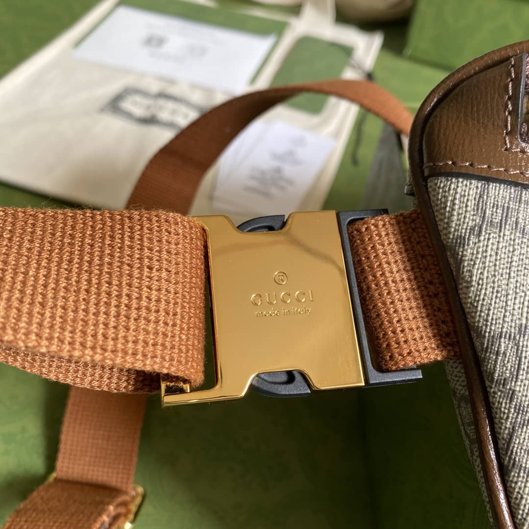 Best Replica Gvc*1 Interlocking GG Svp*me Belt Bag Replica 682933(ColaReps)