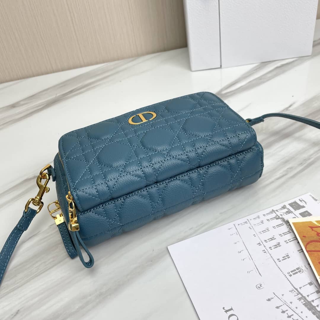 Chr1st1an D10r Caro Double Calfskin Pouch