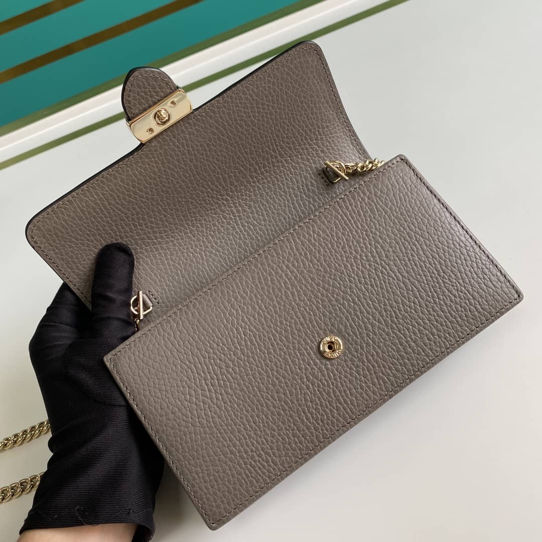 Gvc*1 Interlocking Crossbody Bag Chain Wallet Replica 510314