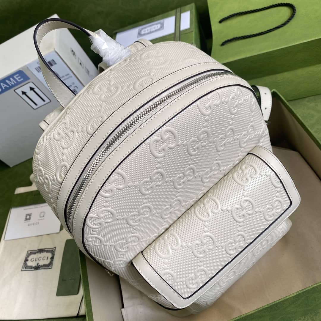 Gvc*1 GG Embossed Backpack Replica 658579