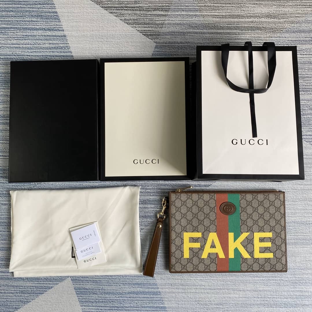Gvc*1 GG Svp*me With Print Clutch Replica 636171