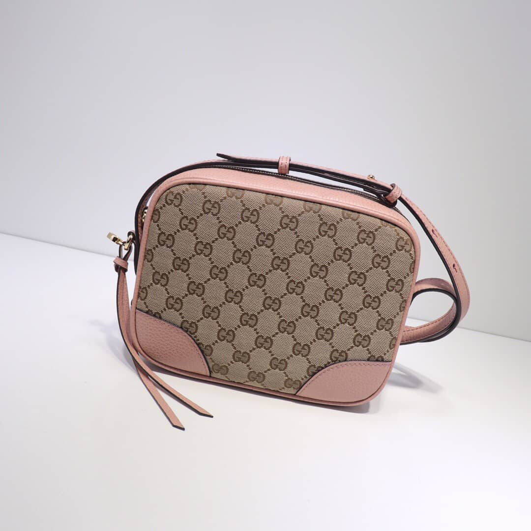 Gvc*1 GG Canvas Messenger Bag Replica Pink 449172