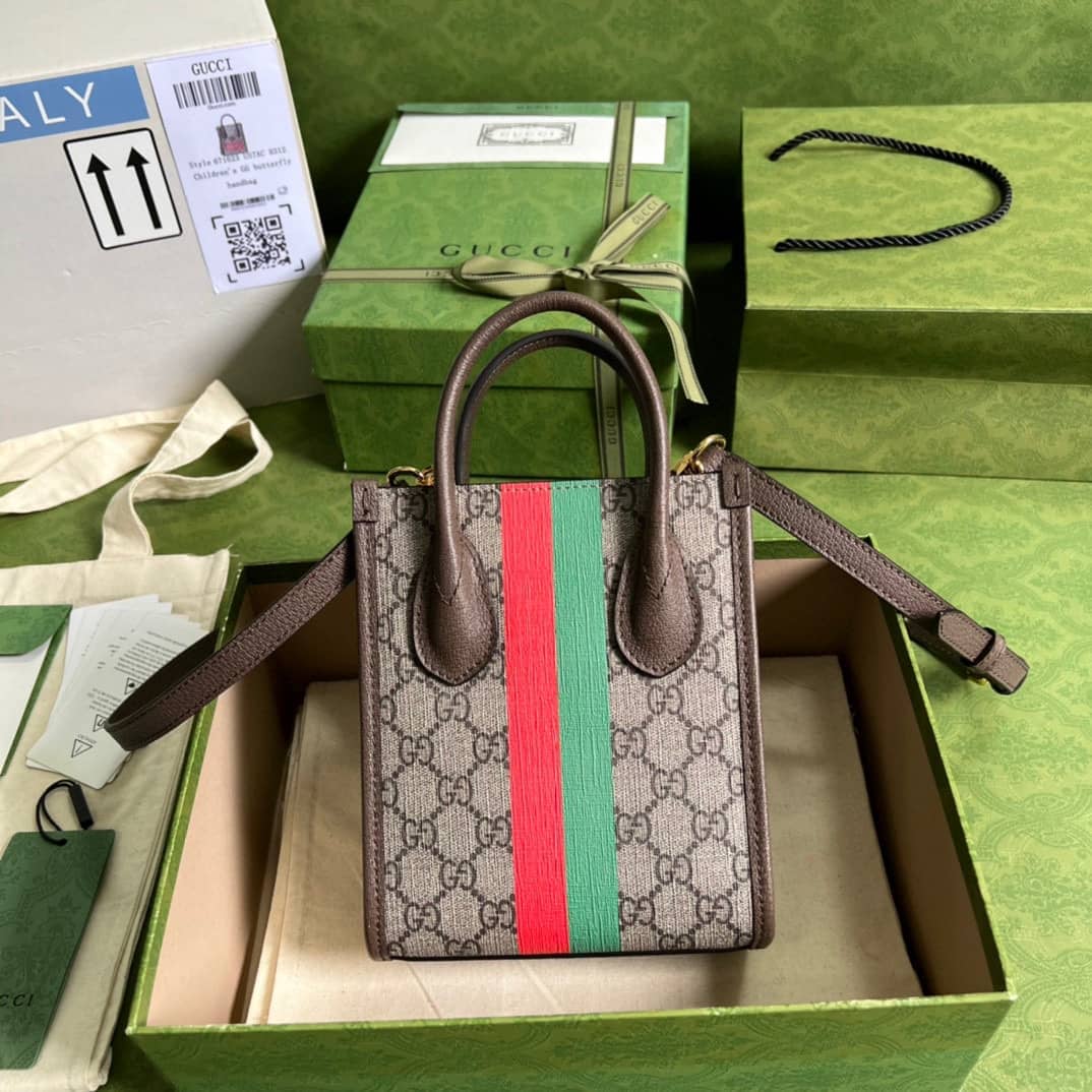 Gvc*1 Mini Tote With Interlocking 671623 Replica Bag