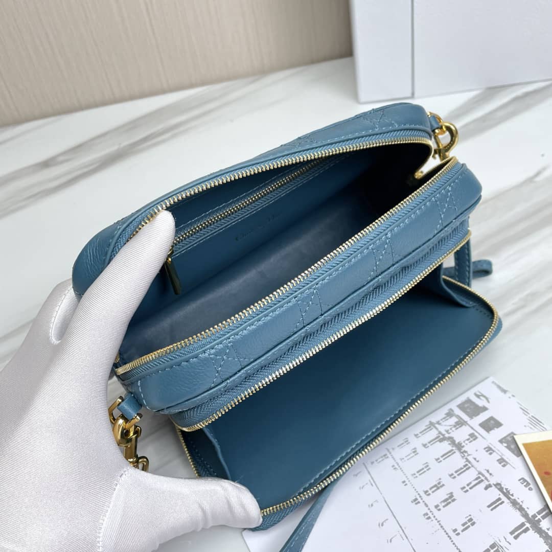 Chr1st1an D10r Caro Double Calfskin Pouch