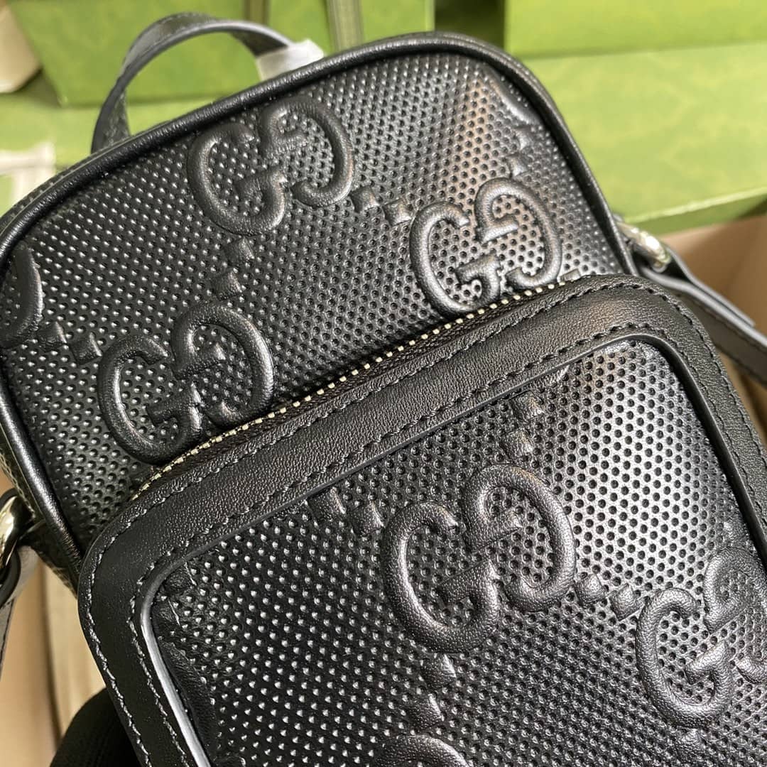 Gvc*1 GG Embossed Mini Bag Replica 658553