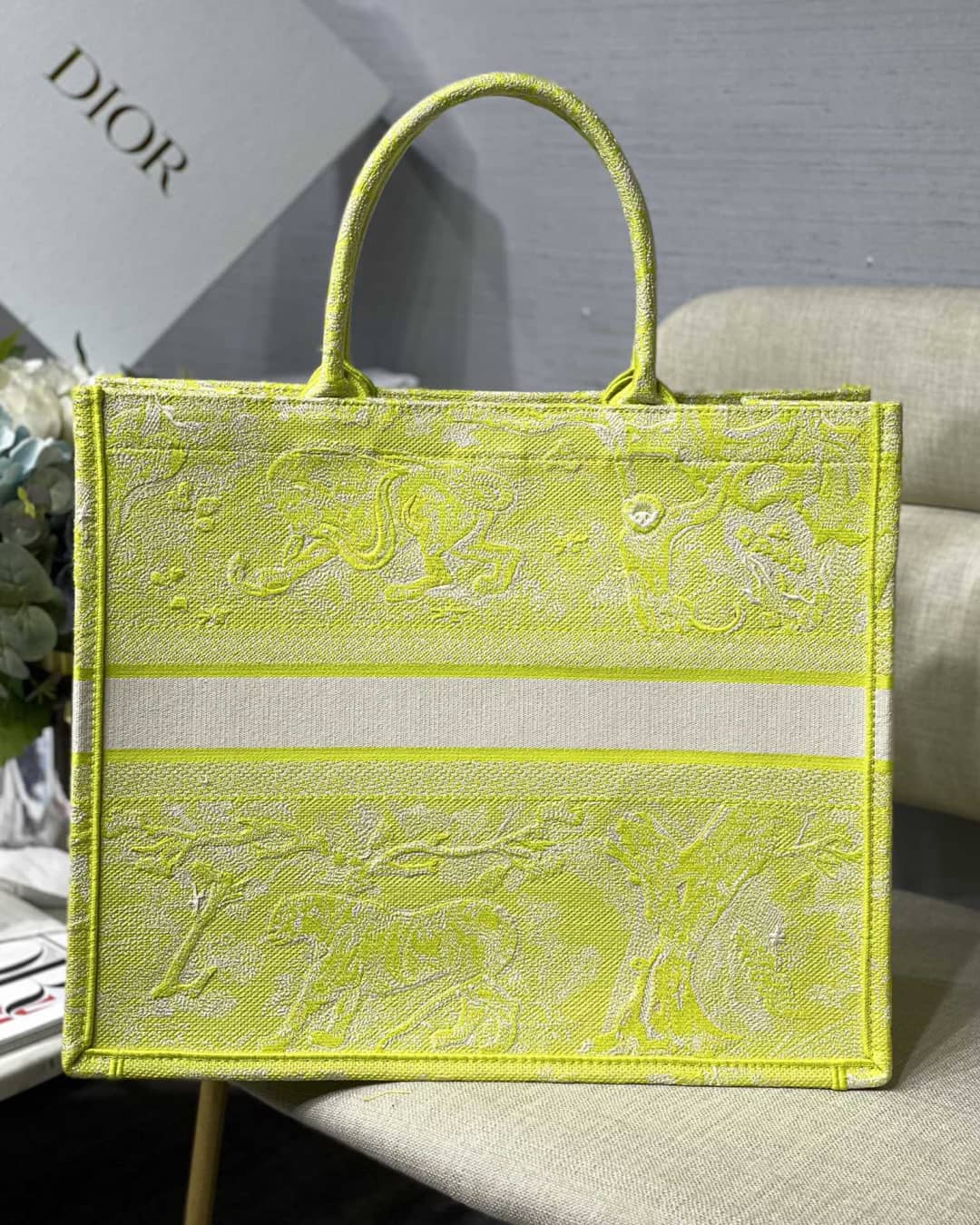 Chr1st1an D10r Tote Bag Dupe CD Book Embroidery