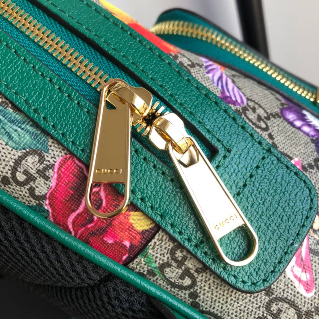 Gvc*1 Ophidia Flora Small GG Svp*me Canvas Replica Backpack Green 547965