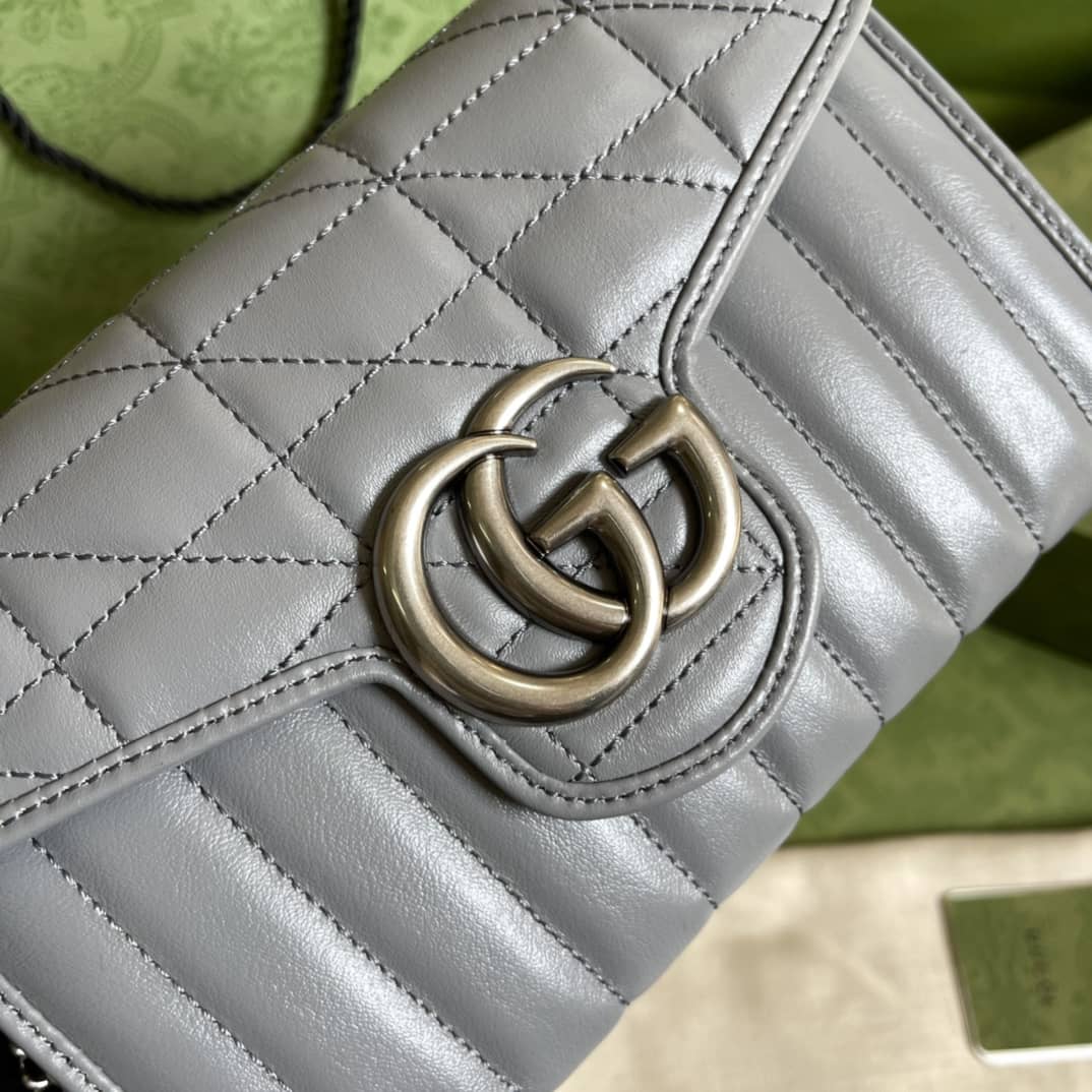Gvc*1 Marmont GG Matelassé Mini Bag Replica 474575