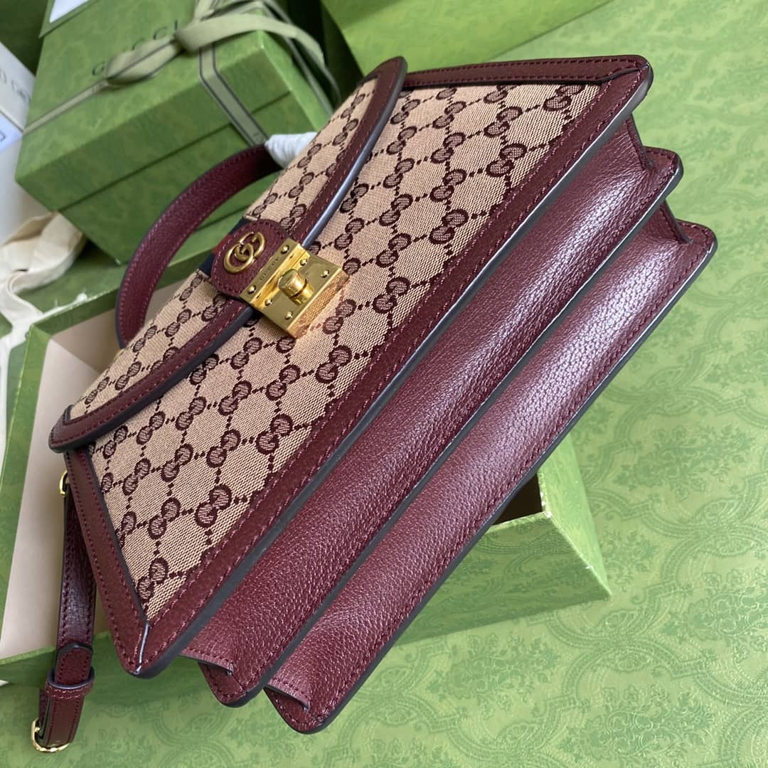 Gvc*1 Ophidia Web Small Top Handle Bag Replica 651055