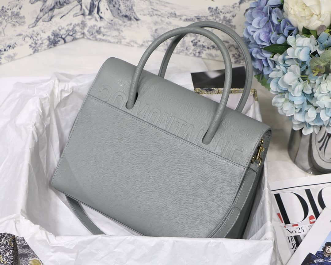 Chr1st1an D10r Box Calfskin Large St. Honore Tote