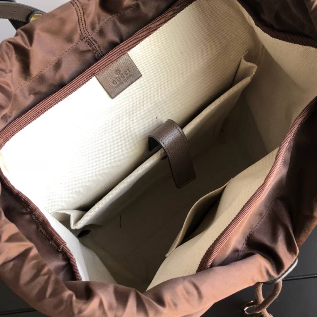 Gvc*1 Ophidia GG Medium Svp*me Canvas Replica Backpack 598140
