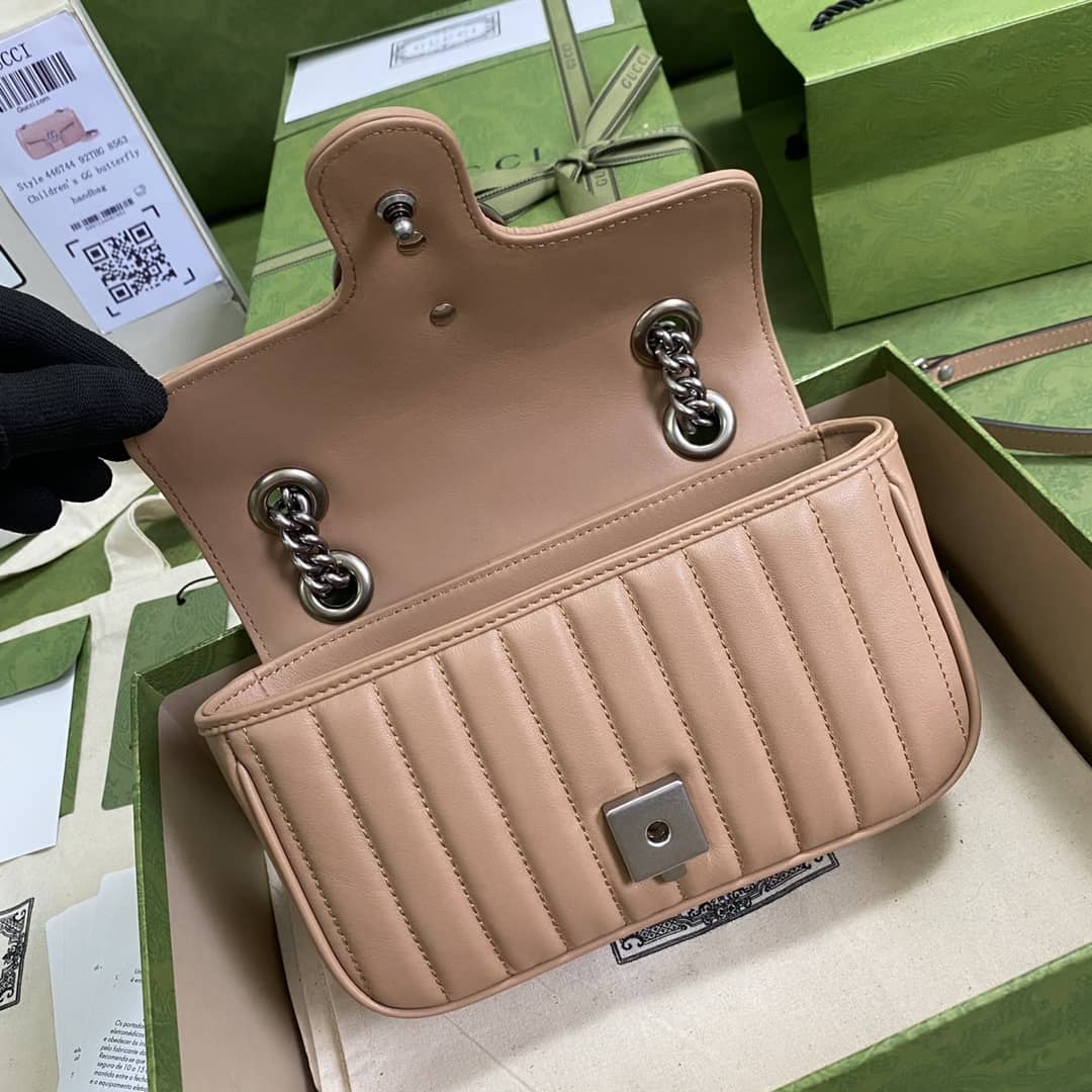 Gvc*1 Marmont GG Matelasse Leather Mini Shoulder Bag Replica 446744